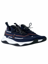 Berluti Shadow Knit & Leather Sneakers 1
