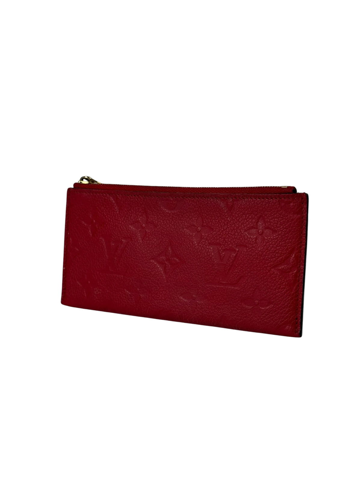 Louis Vuitton Empreinte Monogram Red Zipper Card Holder