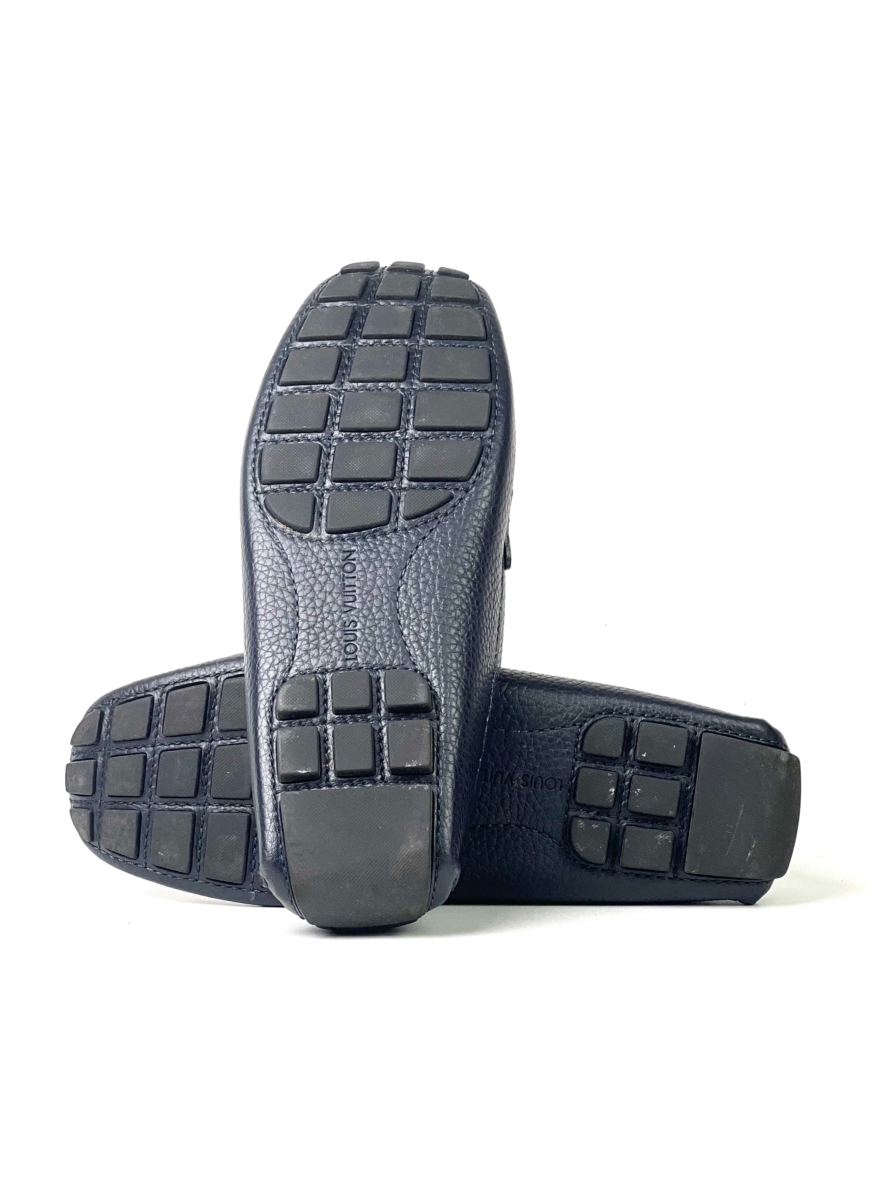 Louis Vuitton Monte Carlo Grain Leather Loafers