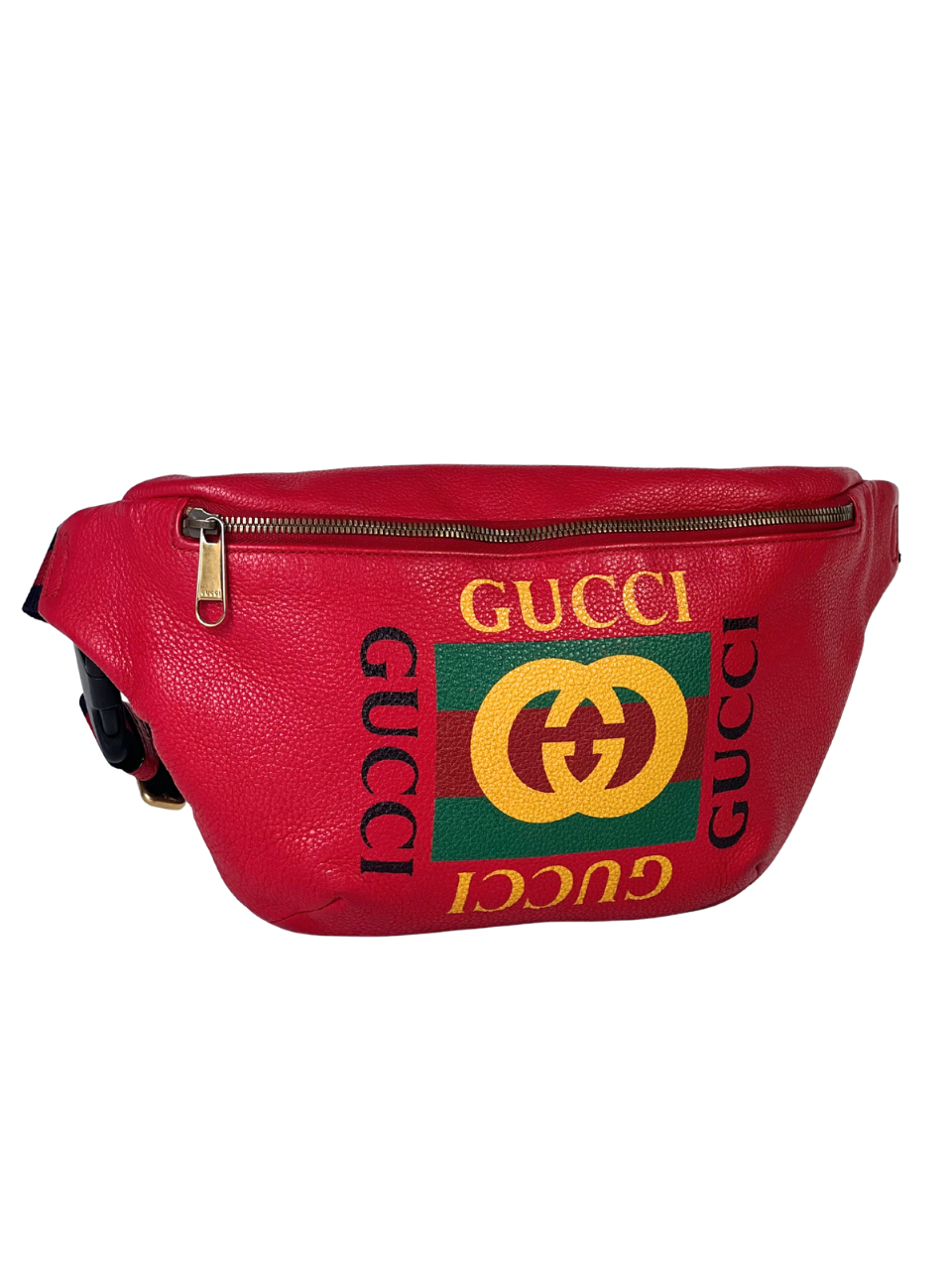 Gucci GG Logo Red Large Waistbag