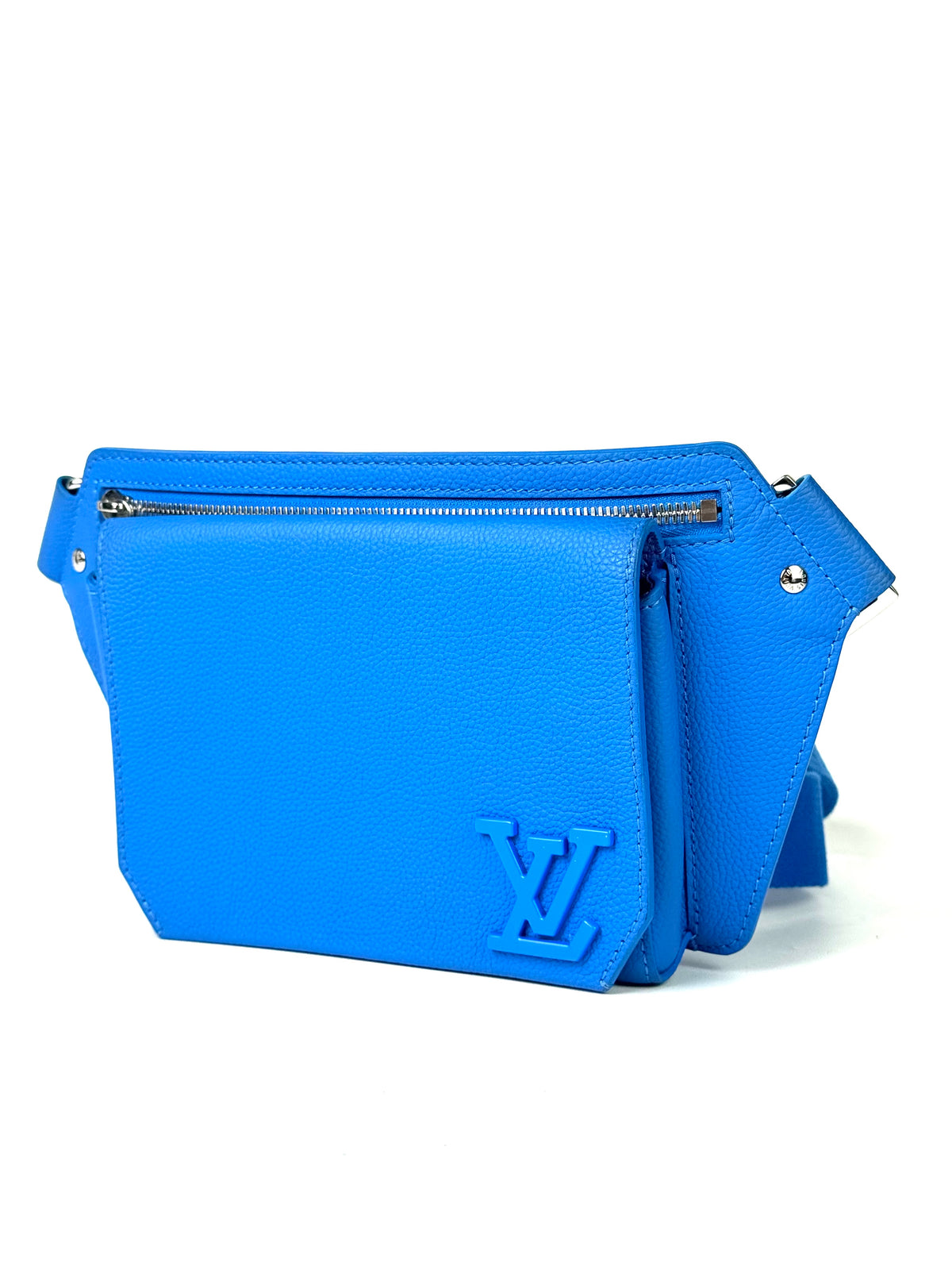 Louis Vuitton Aerogram Takeoff Blue Sling Bag