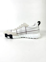 Hermès Bouncing Stitch White Leather Sneakers 3