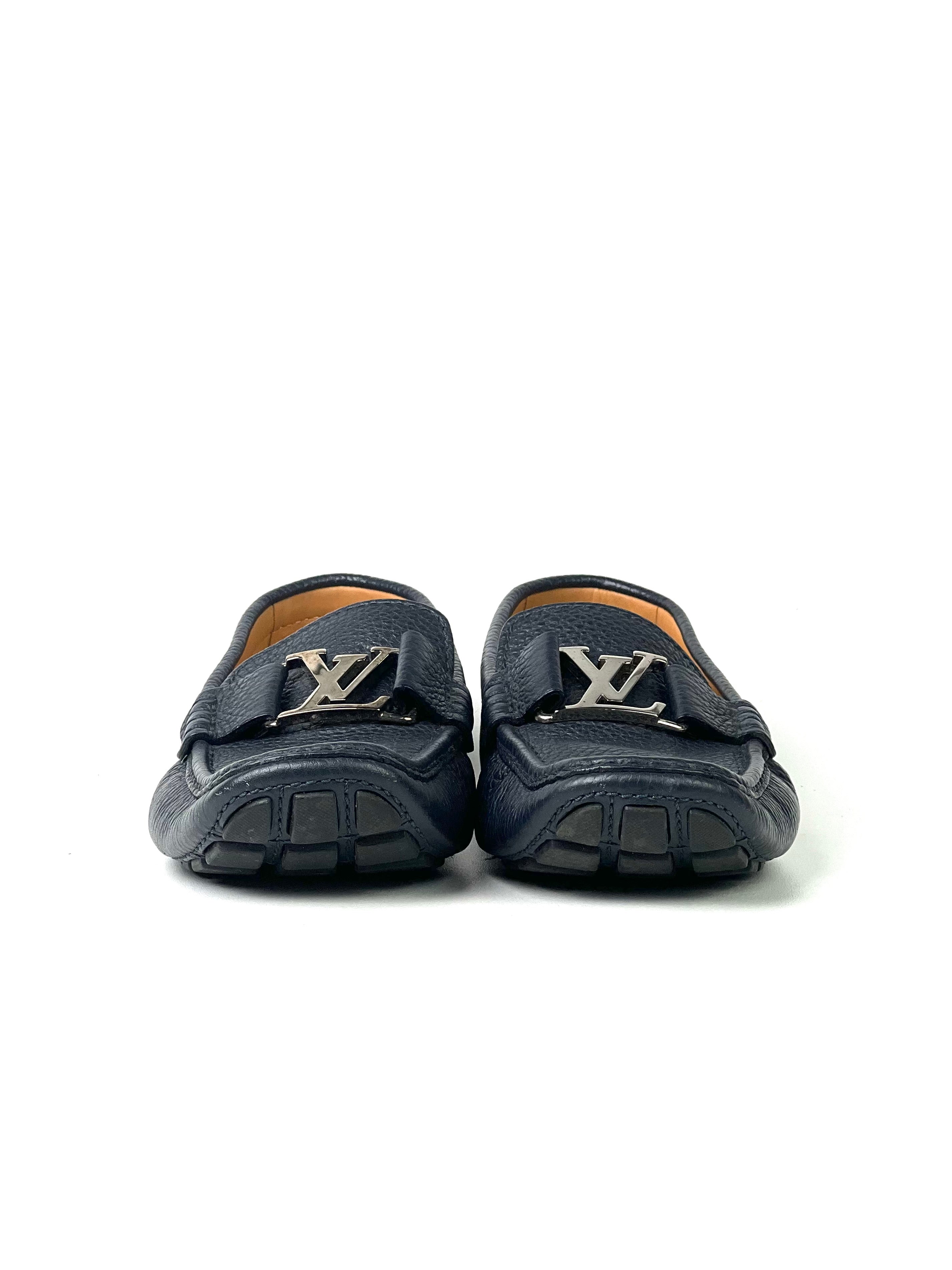Louis Vuitton Monte Carlo Grain Leather Loafers