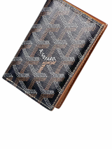 Goyard Saint Pierre Bifold Pocket Wallet Black Tan 5