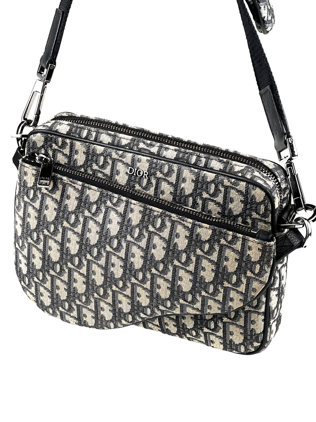Christian Dior Oblique Jacquard Trio Messenger Bag