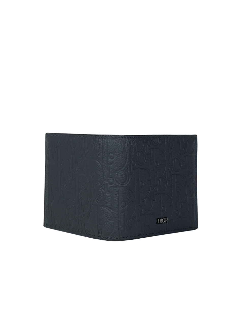Christian Dior Gravity Oblique Dark Grey Bifold Wallet