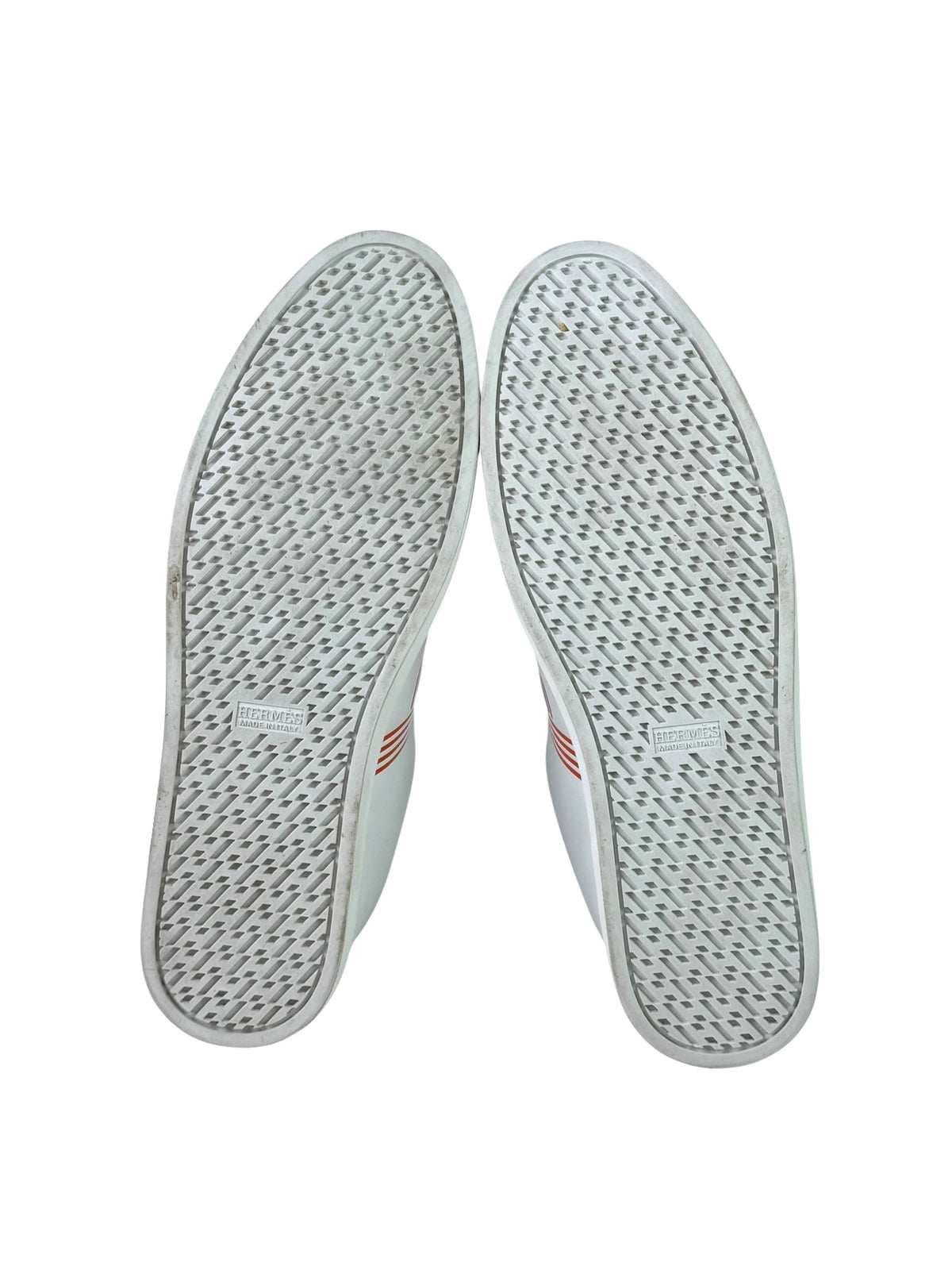 Hermès Advantage White Leather Sneakers