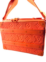 Louis Vuitton Handle Soft Trunk Taurillon Monogram Orange Slingbag 6