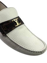 Louis Vuitton Hockenheim Monogram White Loafers 5