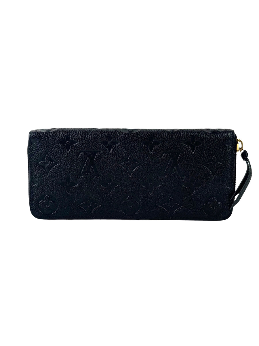 Louis Vuitton Monogram Empreinte Clémence Zipper Wallet