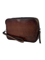 Berluti Scritto Signature Brown Clutch 3