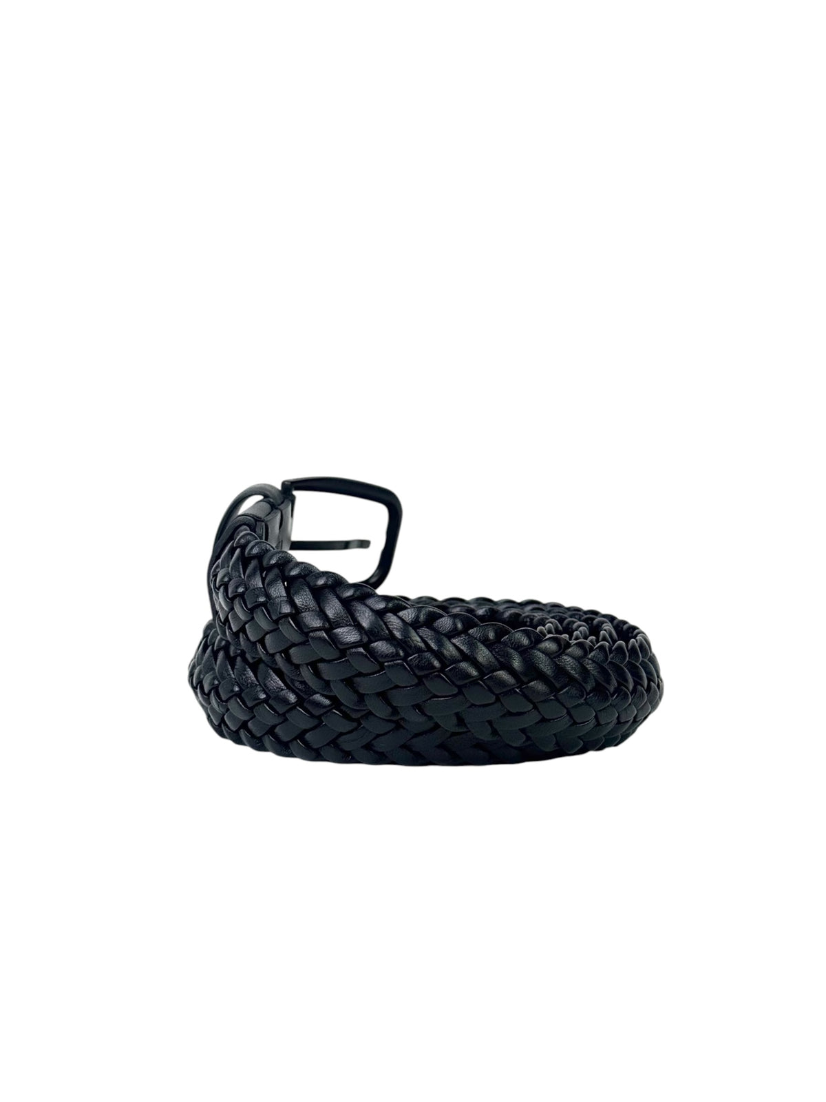 Zegna Black Leather Belt