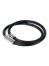 Louis Vuitton Monogram Keep It Double Leather Bracelet 5