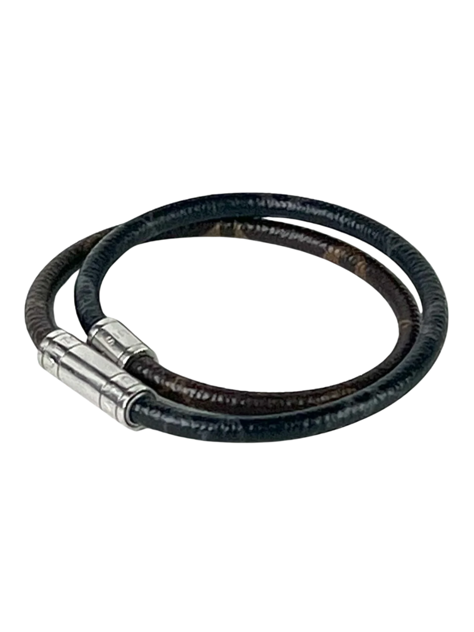 Louis Vuitton Monogram Keep It Double Leather Bracelet