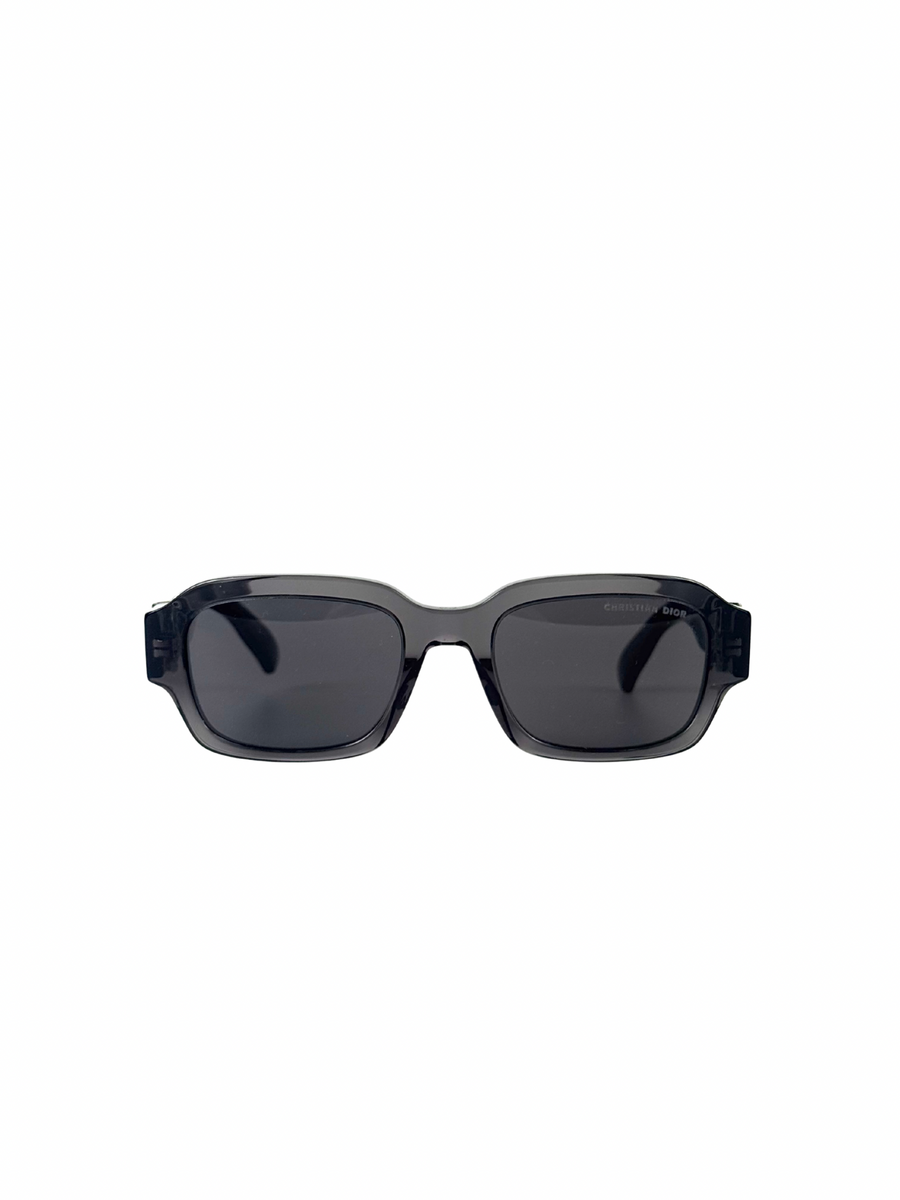 Christian Dior Oblique S2i Square-Frame Acetate Sunglasses