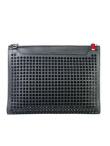 Christian Louboutin Skypouch Calf Leather Spike Black Slingbag 1