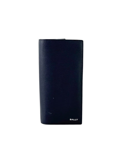 Bally Essentials Multiple Pocket Coin Black Long Wallet