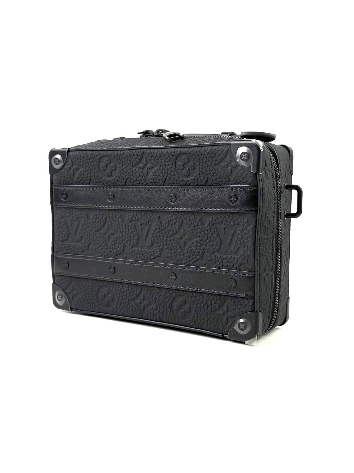 Louis Vuitton Monogram Taurillon Top Handle Trunk Messenger Bag