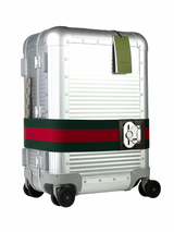Gucci x FPM Aluminum Stripe Cabin Luggage 2
