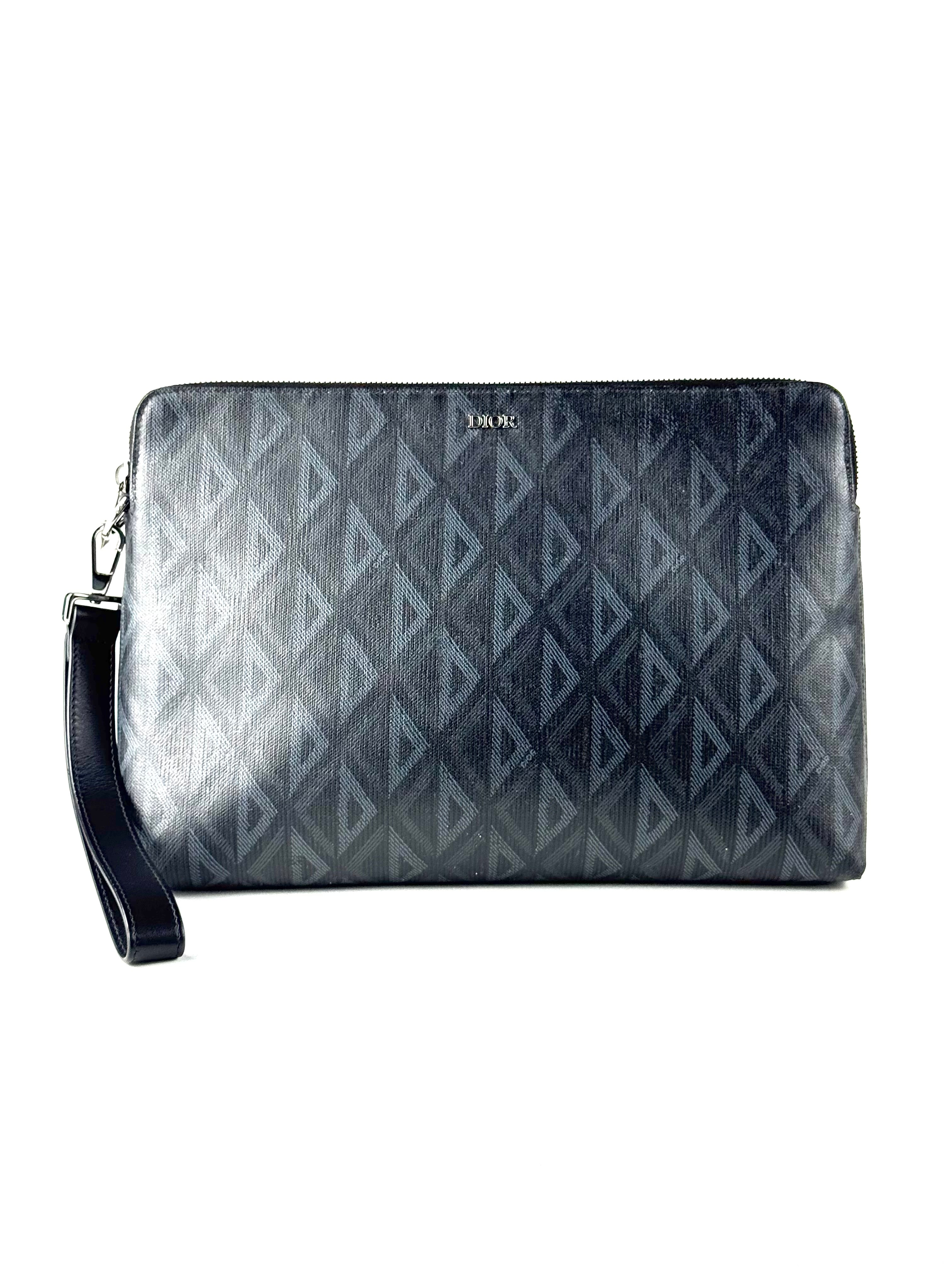 Christian Dior Diamond Black A4 Pochette