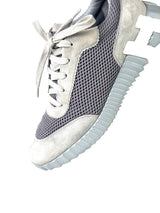 Hermès Bouncing Grey Mesh Sneakers 5