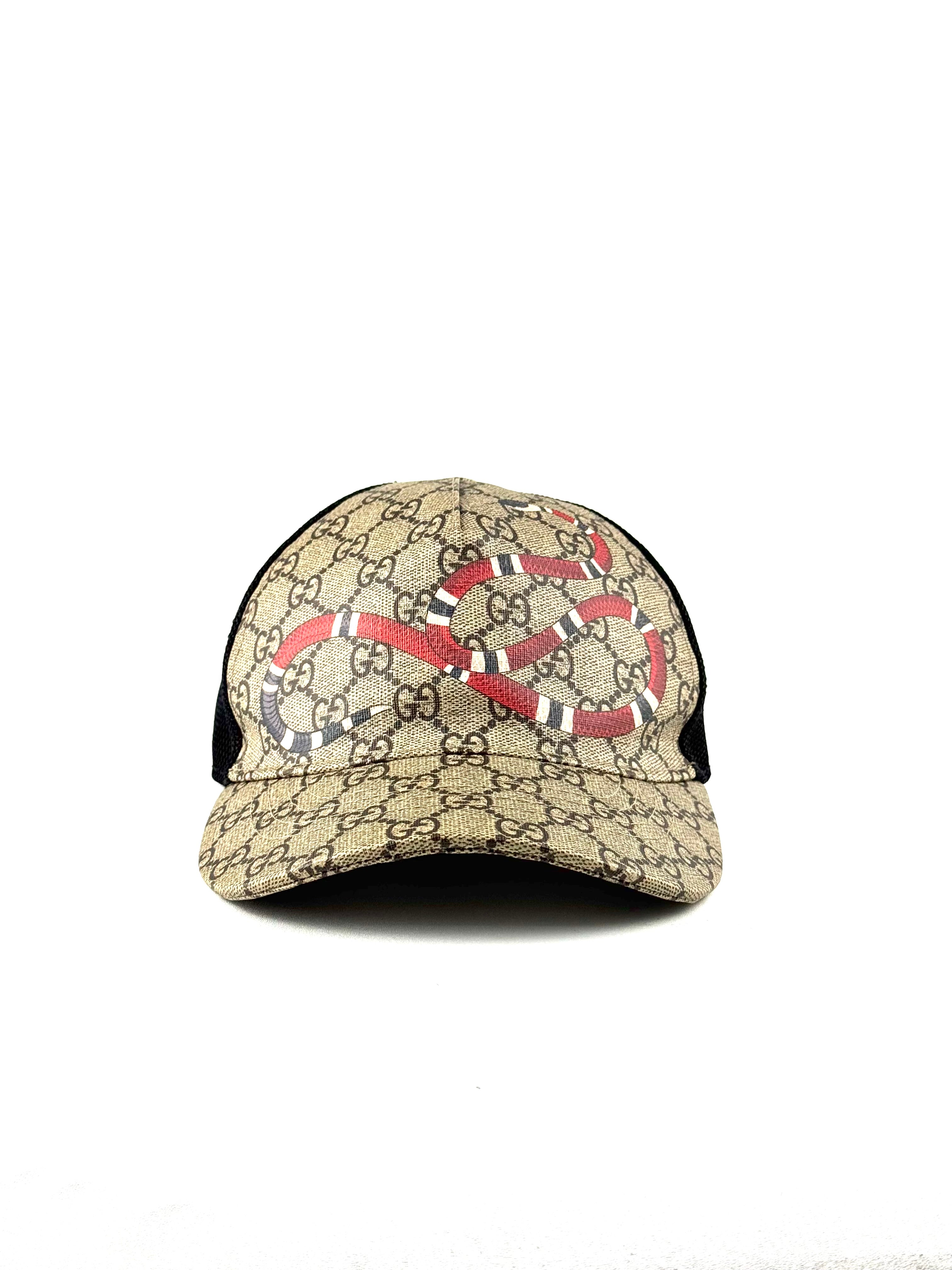 Gucci GG Supreme Snake Cap