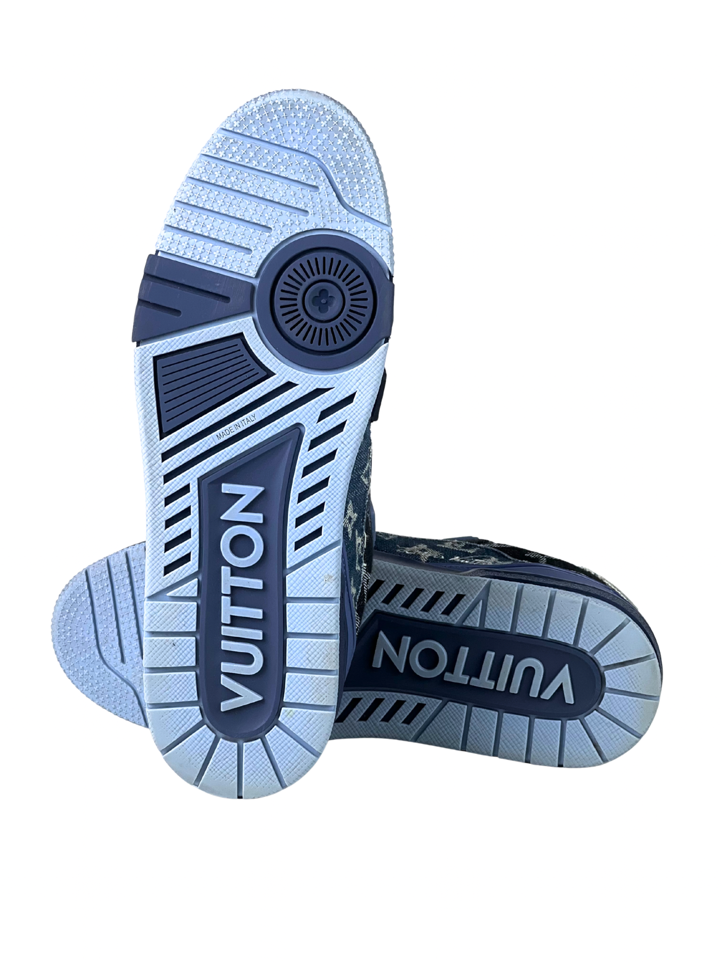Louis Vuitton Denim Monogram Trainer Sneakers