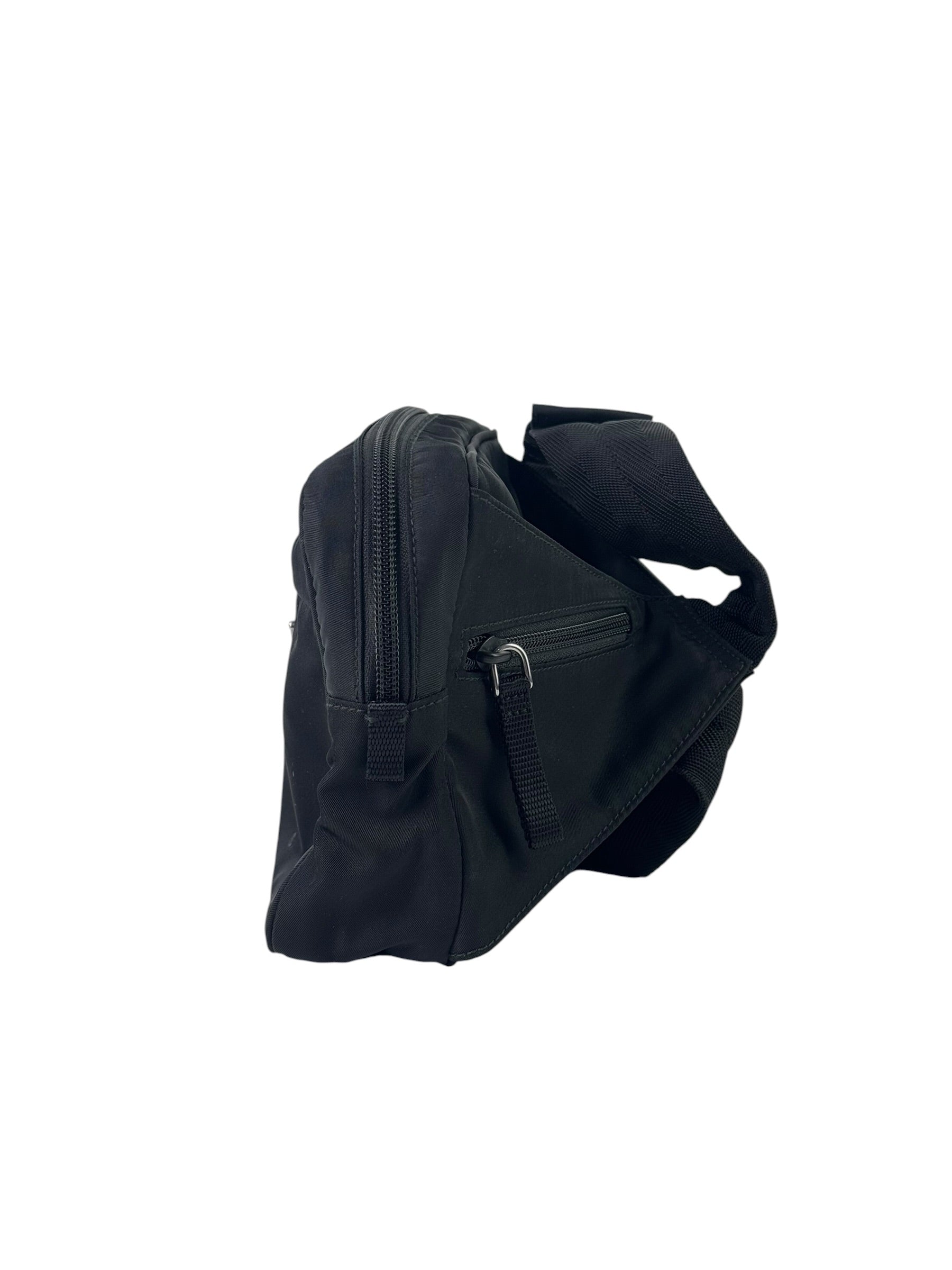 Prada Triangle Logo Nylon Waist Bag