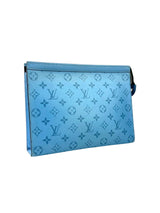 Louis Vuitton Eclipse Monogram Taigarama Blue Pochette Voyage 2