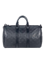 Louis Vuitton Taurillon Monogram Black 35 Keepall Bag 1