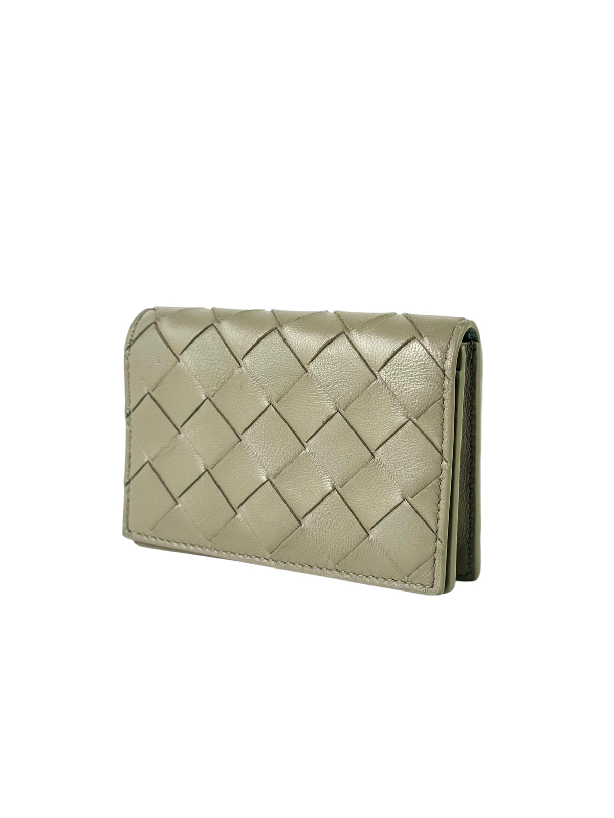 Bottega Veneta Intrecciato Flap Cardholder