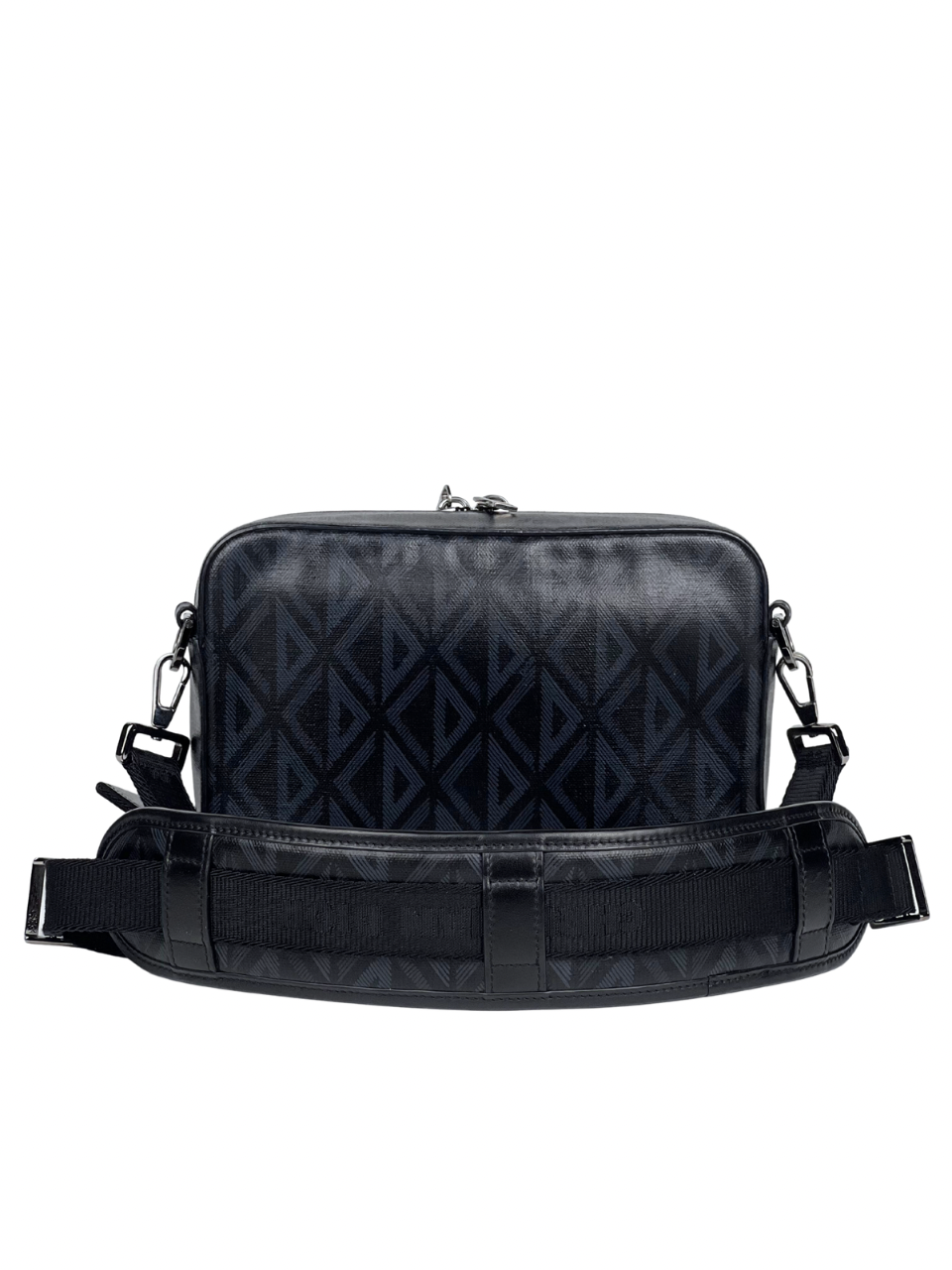 Christian Dior Diamond Black Safari Messenger Bag