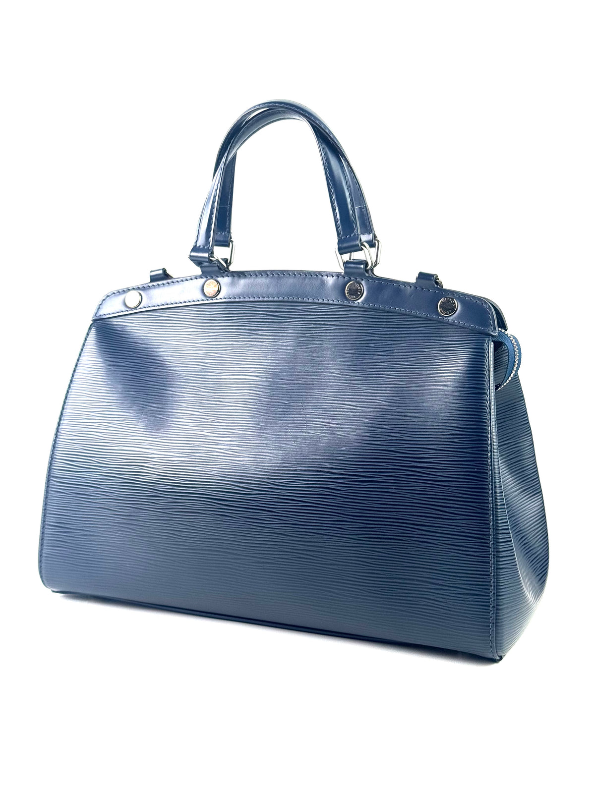 Louis Vuitton Epi Leather Blue Hand Bag