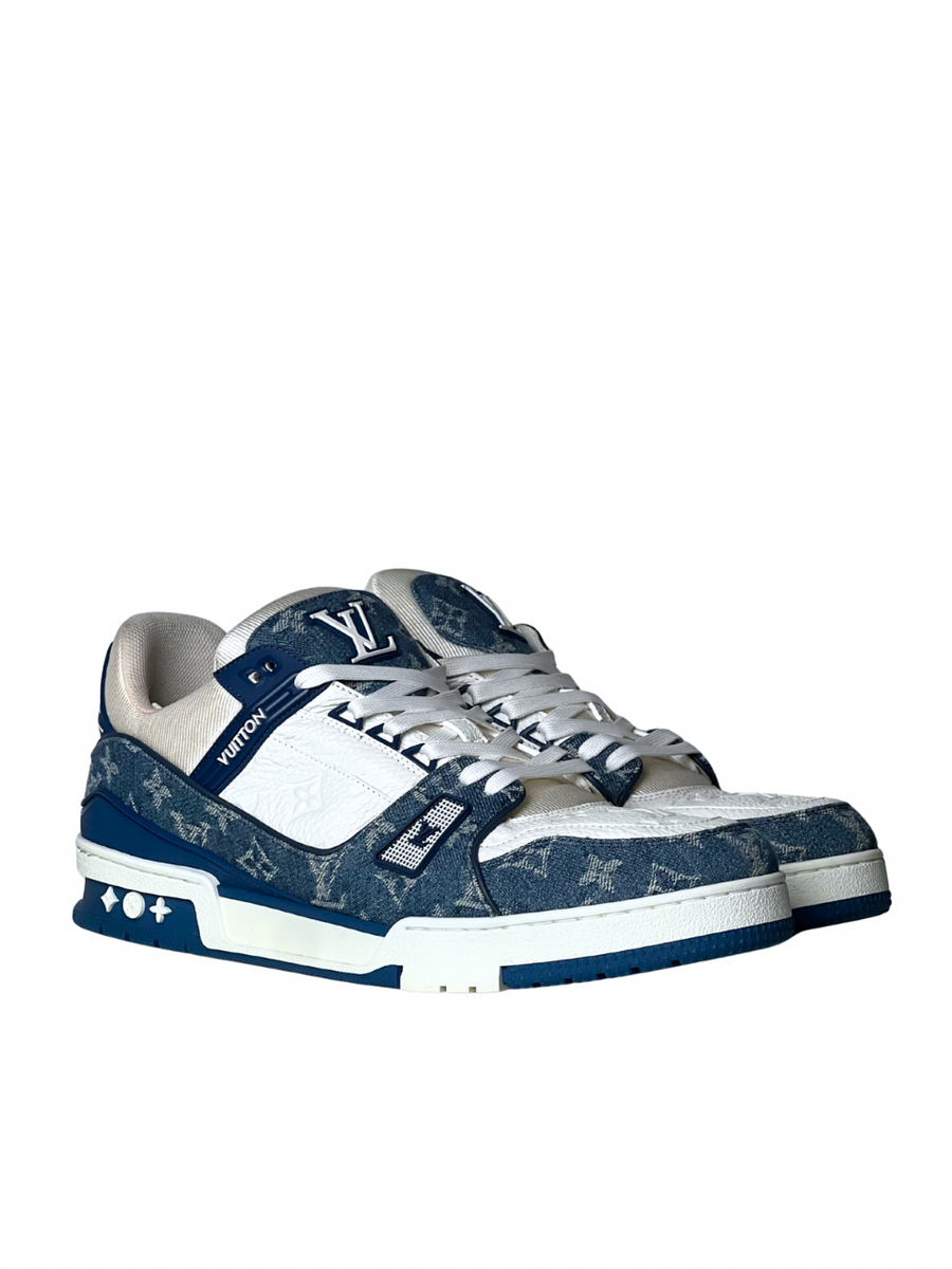 Louis Vuitton Trainer Monogram Denim Blue Sneakers