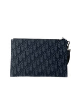 Christian Dior Oblique Jacquard Black A5 Pouch 4