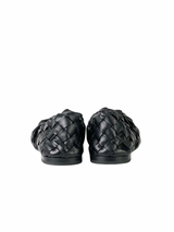 Bottega Veneta Intrecciato Black Leather Slipper 4