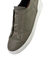 Zegna Triple Stitch Second Skin Khaki Slip-On 5