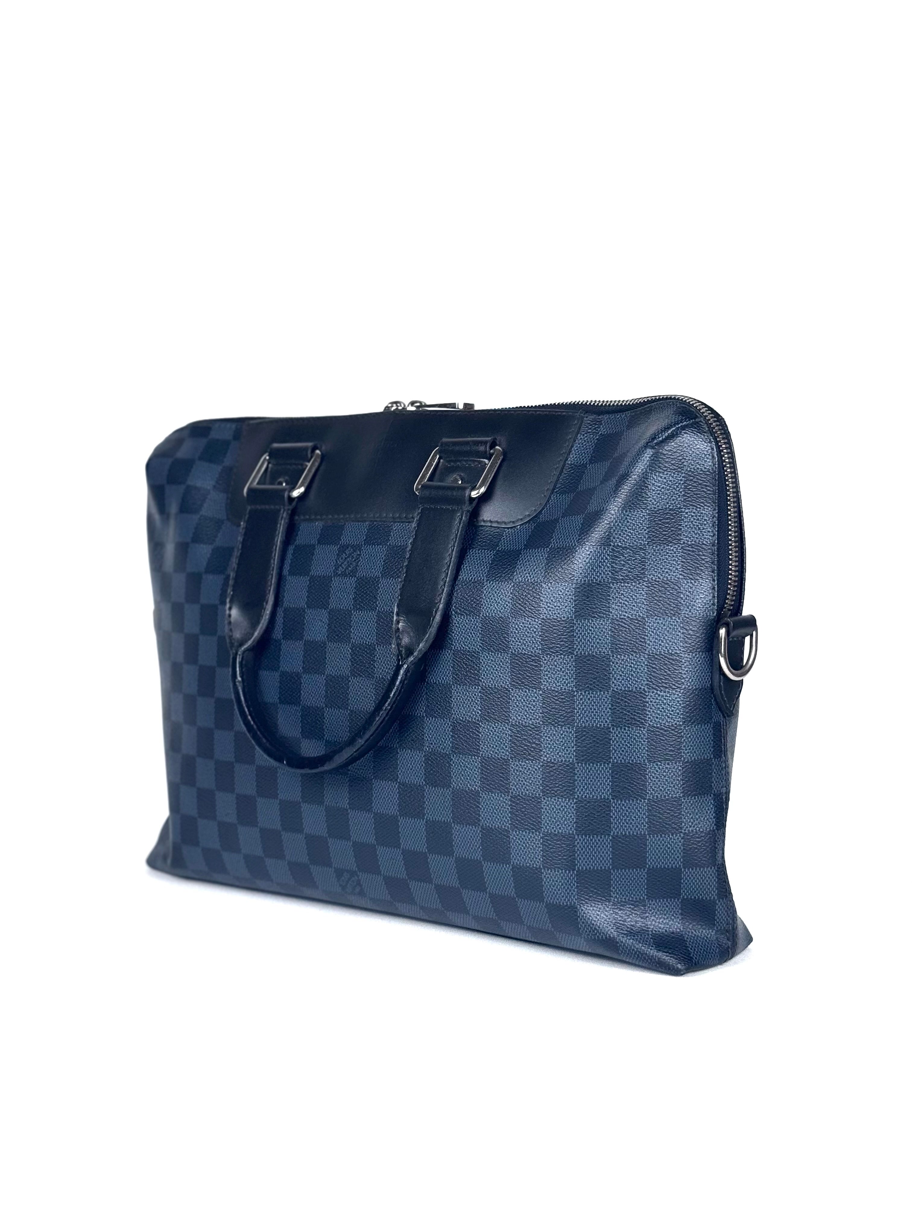 Louis Vuitton Damier Cobalt Porte Document Bag