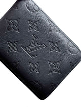 Louis Vuitton Shadow Monogram Grey Multiple Wallet (Microchip) 6