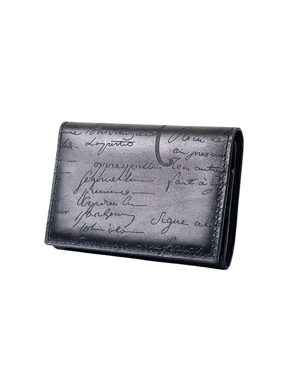 Berluti Imbuia Scritto Black Cardholder