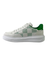 Louis Vuitton Beverly Hills Damier Infini Green White Sneakers 3