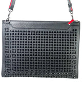 Christian Louboutin Skypouch Calf Leather Spike Black Slingbag 5