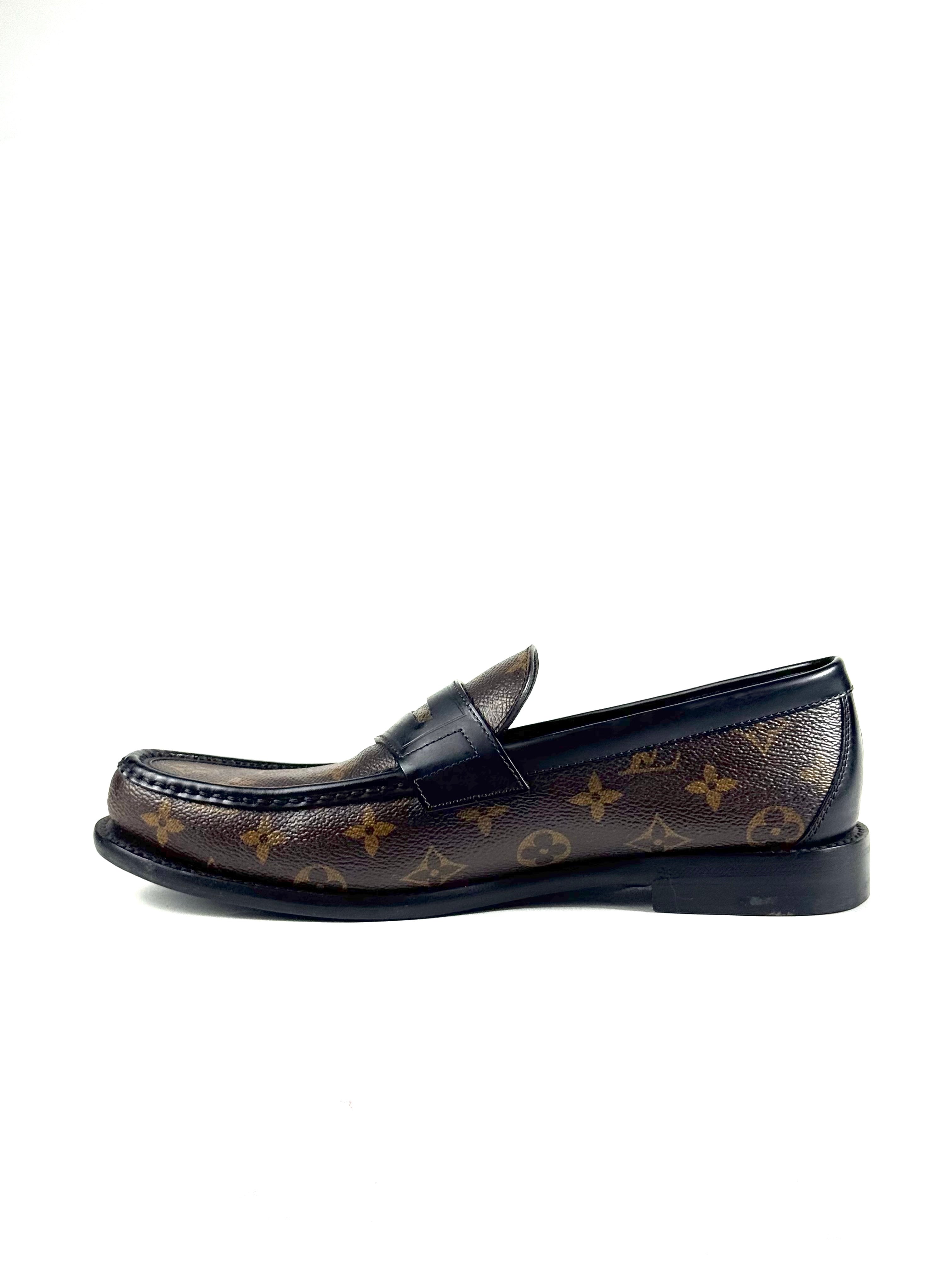 Louis Vuitton x NBA Monogram Maccasar Major Loafers