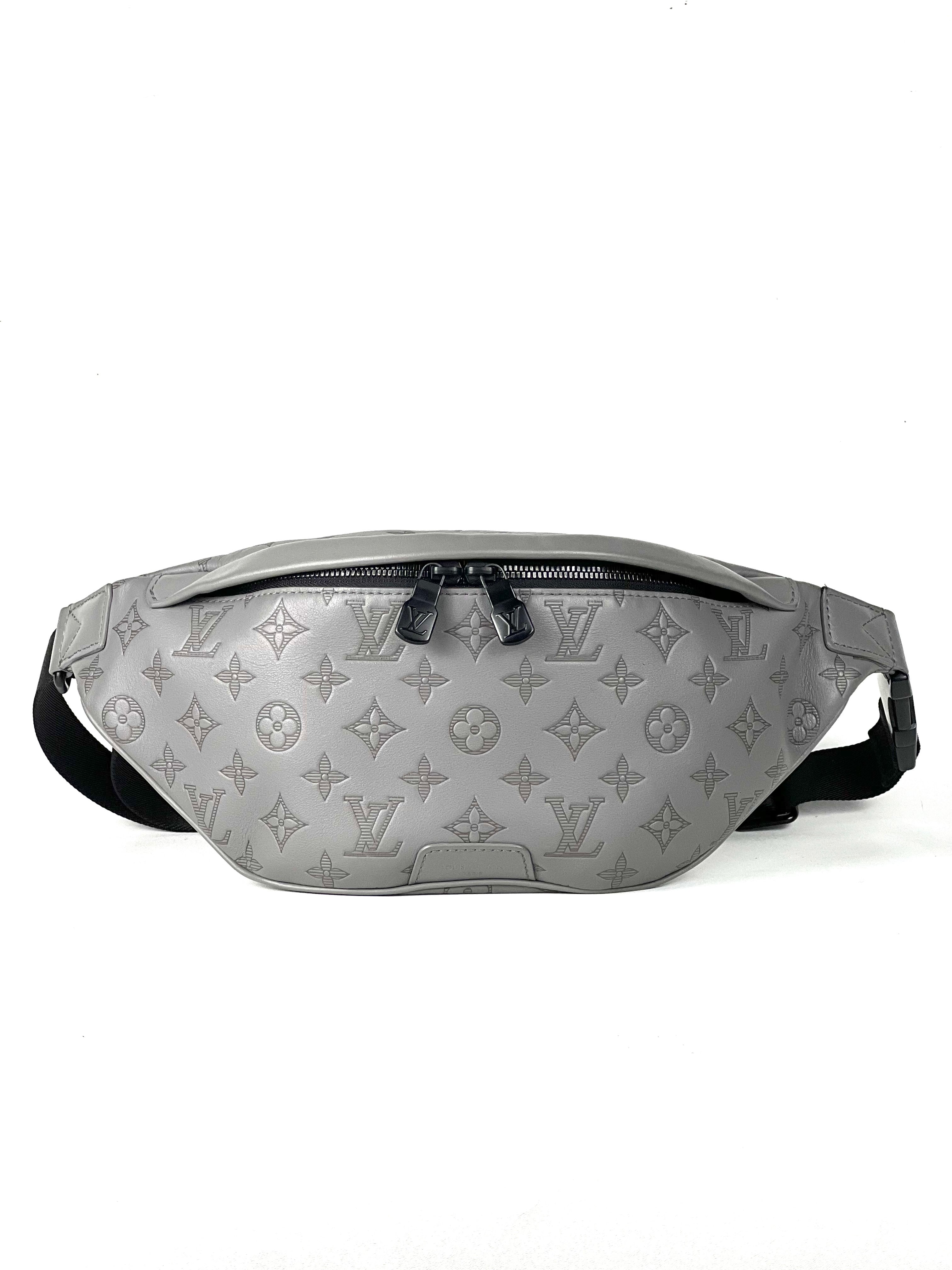 Louis Vuitton Shadow Monogram Grey PM Discovery Bumbag