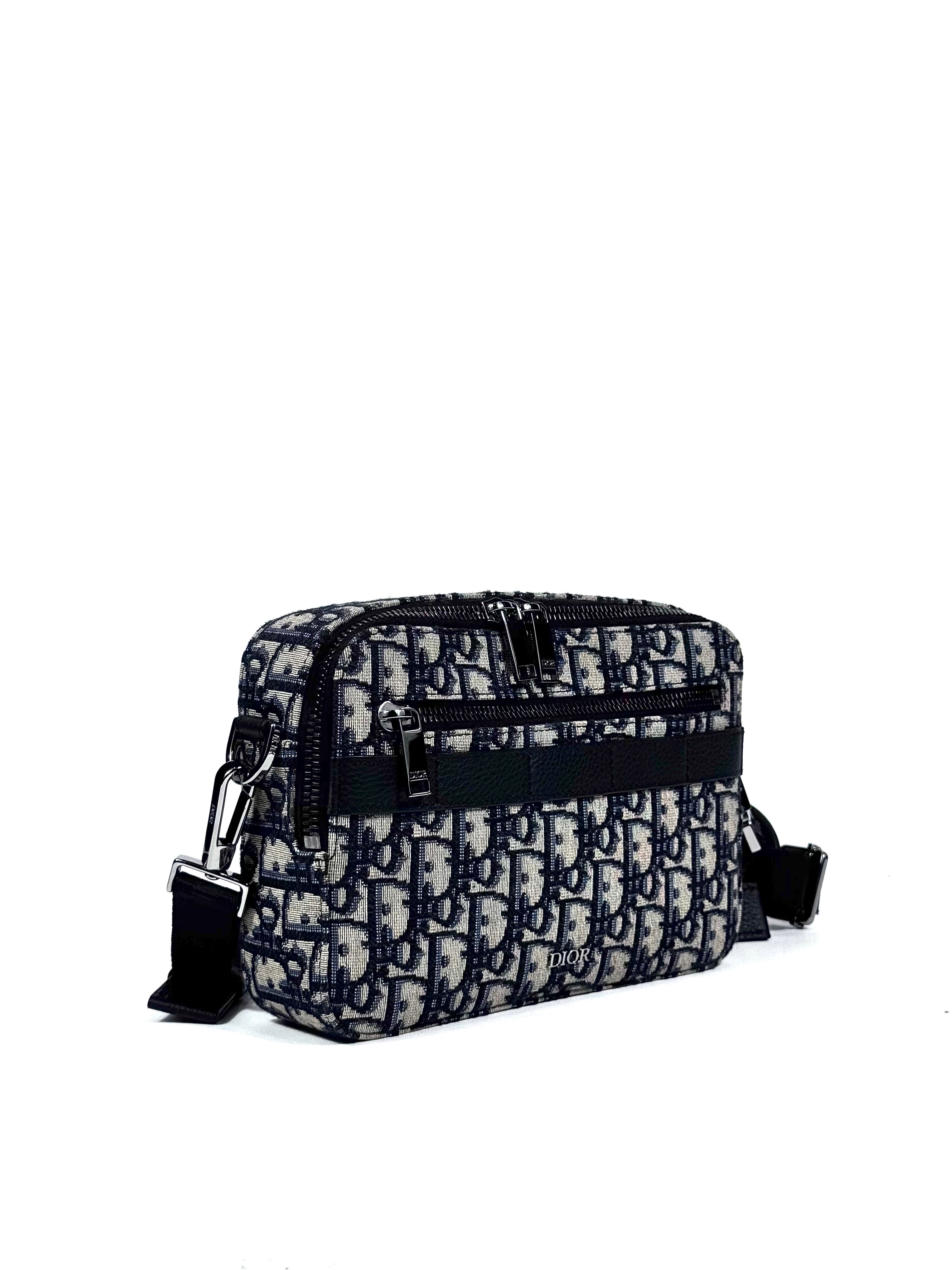 Christian Dior Oblique Jacquard Safari Messenger Bag