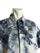 Louis Vuitton Monogram Bandana Denim Short Shirt 3