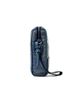 Berluti Scritto Blue Rosewood Pouch Clutch 4