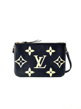 Louis Vuitton Monogram Empreinte Bicolor Double Zip Slingbag (Microchip) 5