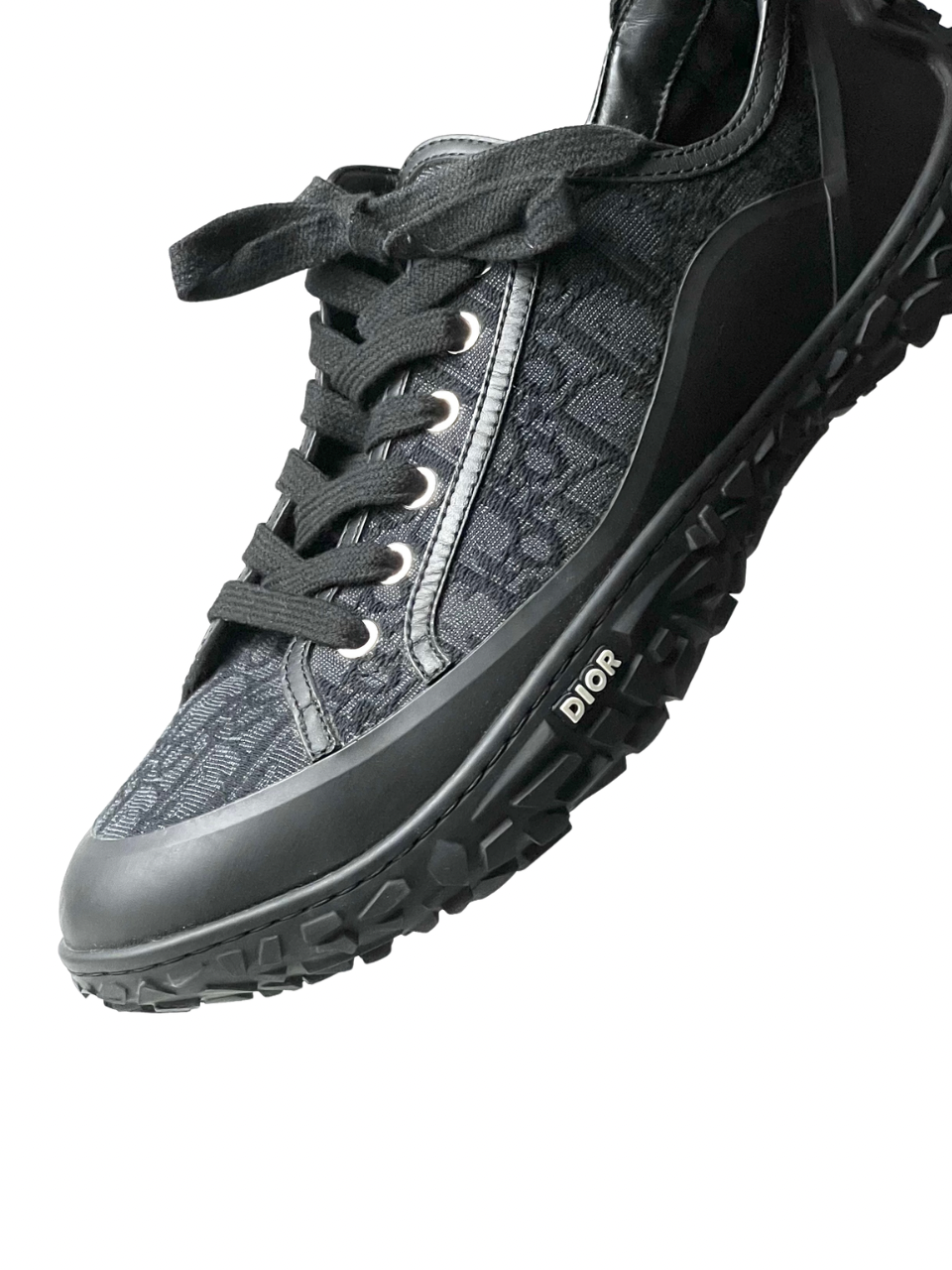 Christian Dior B28 Oblique Jacquard Black Low Sneakers