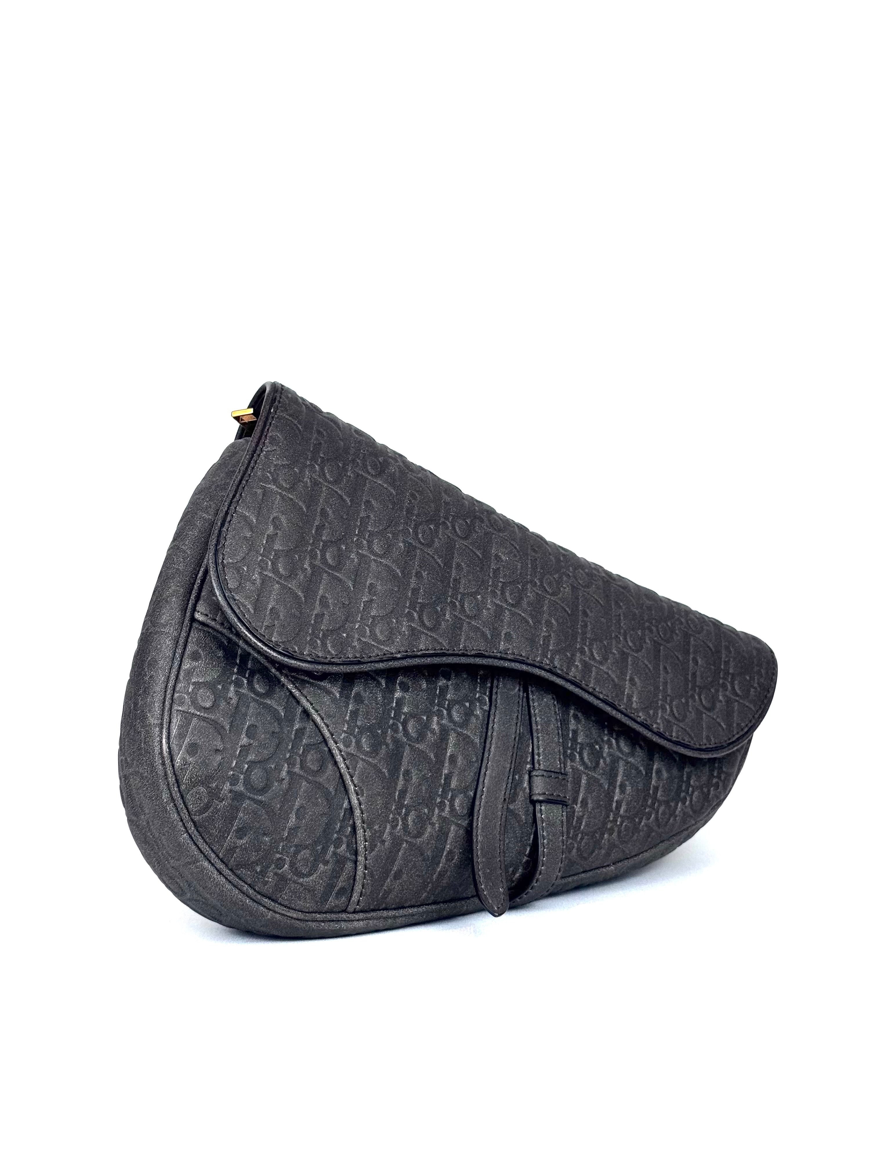 Christian Dior Wolf Soft Oblique Saddle Slingbag